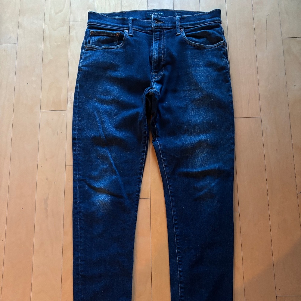 Blue denim skinny Lucky Brand